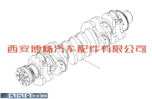 1000186869潍柴WP7曲轴总成