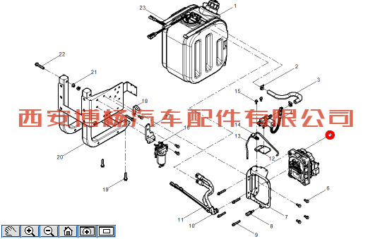 612640130694尿素泵总成轻卡配潍柴发动机